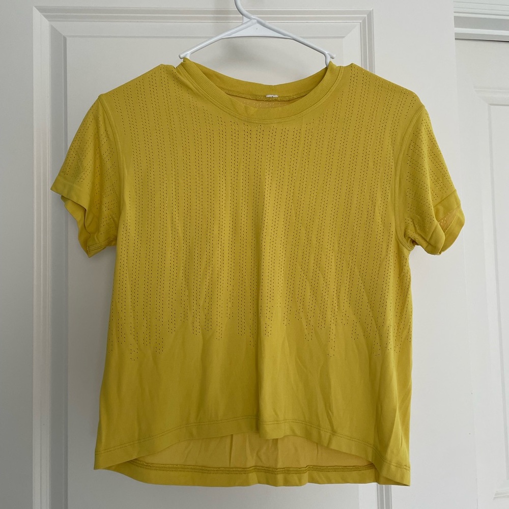 Lululemon Yellow Top